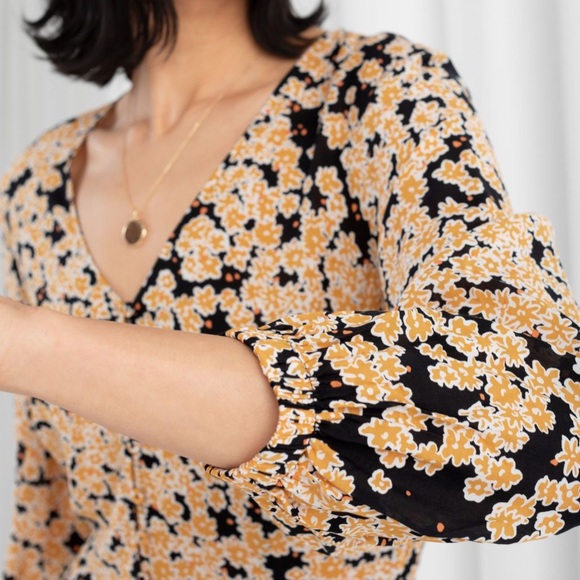 Floral modal blend mini dress - Picture 4 of 4